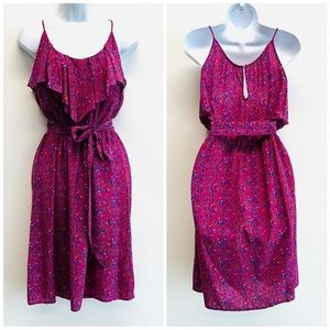 Rebecca Taylor Silk Spaghetti Strap Dress